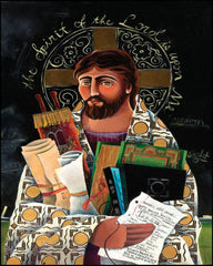 Wood Plaque - Christ the Teacher by M. McGrath