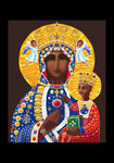 Holy Card - Our Lady of Czestochowa by M. McGrath