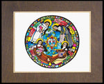 Wood Plaque Premium - Doctors of the Church Mandala by M. McGrath