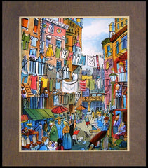 Wood Plaque Premium - Dorothy Day Lower Eastside by M. McGrath