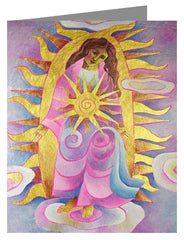 Custom Text Note Card - Mary, Dawn on High by M. McGrath