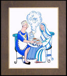 Wood Plaque Premium - Dorothy Day and St. Teresa of Calcutta by M. McGrath