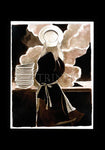 Holy Card - St. Thérèse Doing the Dishes by M. McGrath