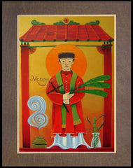 Wood Plaque Premium - St. Andrew Dung-Lac by M. McGrath