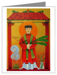 Custom Text Note Card - St. Andrew Dung-Lac by M. McGrath