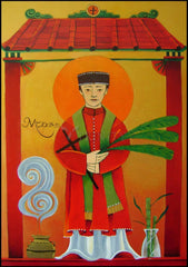 Wood Plaque - St. Andrew Dung-Lac by M. McGrath