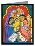 Custom Text Note Card - Extended Holy Family by M. McGrath