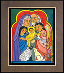 Wood Plaque Premium - Extended Holy Family by M. McGrath