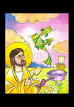 Holy Card - Jesus: Fish Fry With Friends by M. McGrath