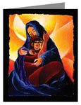 Custom Text Note Card - 4th Station, Jesus Meets His Mother by M. McGrath