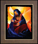 Wood Plaque Premium - 4th Station, Jesus Meets His Mother by M. McGrath