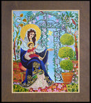 Wood Plaque Premium - Mary, Gate of Heaven by M. McGrath