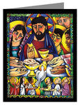Custom Text Note Card - Gospel Feast by M. McGrath