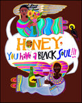 Wood Plaque - Honey, You Have a Black Soul by M. McGrath