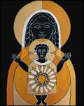 Wood Plaque - Mary, Gate of Heaven by M. McGrath