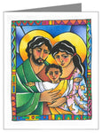 Custom Text Note Card - Holy Family by M. McGrath