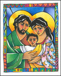 Wood Plaque - Holy Family by M. McGrath