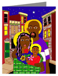 Custom Text Note Card - Holy Family in Baltimore by M. McGrath