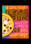 Holy Card - I Am The Bread Of Life by M. McGrath
