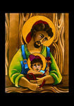 Holy Card - St. Joseph and Son by M. McGrath