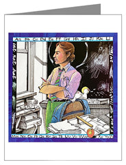 Note Card - St. John Baptist de La Salle by M. McGrath