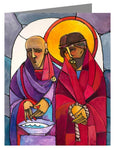 Custom Text Note Card - Stations of the Cross - 1 Jesus is Condemned to Death by M. McGrath