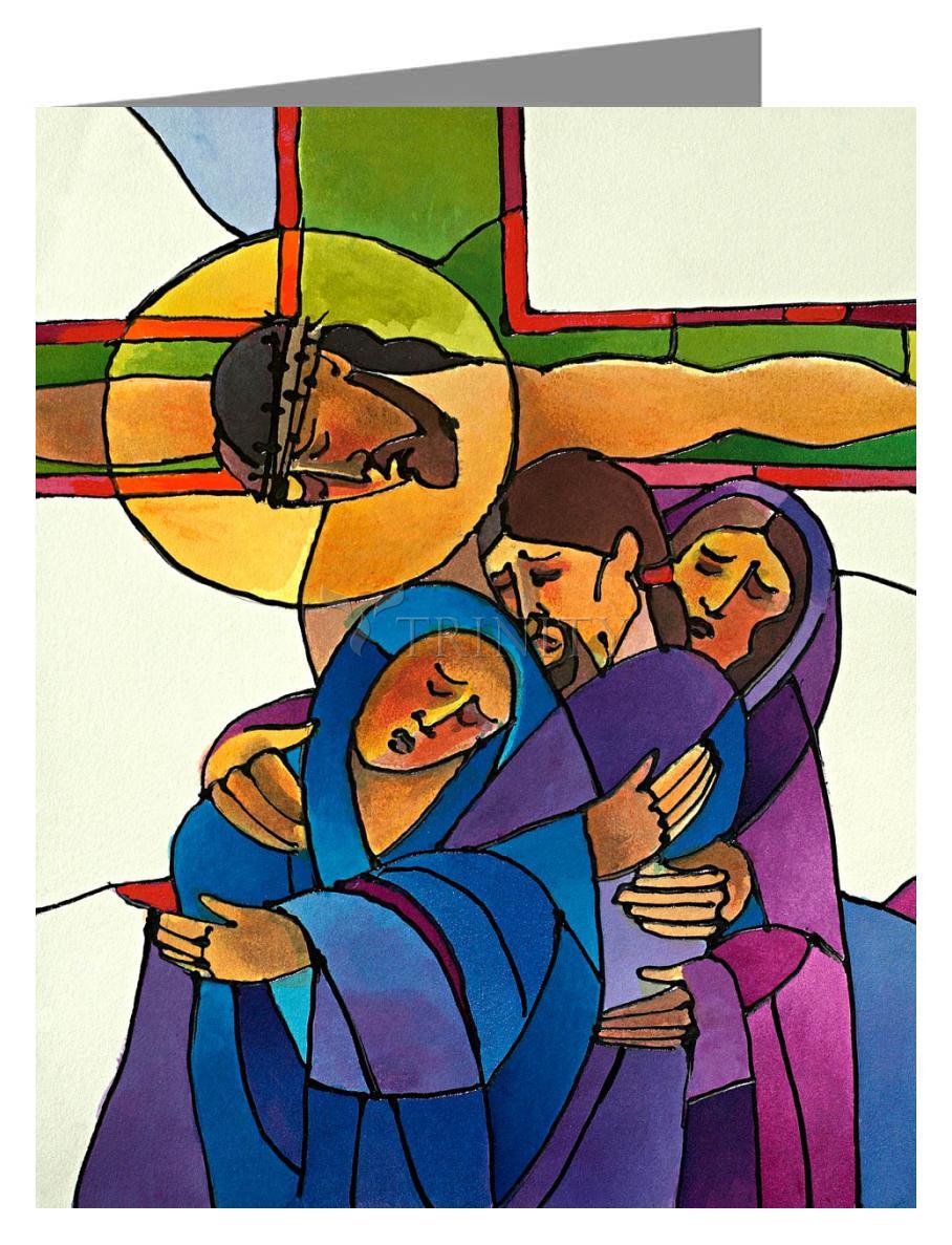 Stations of the Cross - 12 Jesus Dies on the Cross - Note Card
