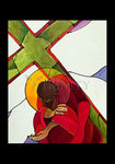 Holy Card - Stations of the Cross - 9 Jesus Falls a Third Time by M. McGrath