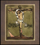 Wood Plaque Premium - Jesus, King of the Jews by M. McGrath