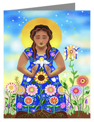 Note Card - Mary, Joyful Mystery by M. McGrath