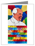 Custom Text Note Card - St. John Paul II by M. McGrath