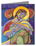 Custom Text Note Card - St. Joseph by M. McGrath