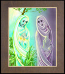 Wood Plaque Premium - Jesus with Mary Magdalene by M. McGrath