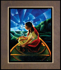 Wood Plaque Premium - St. Kateri Tekakwitha by M. McGrath