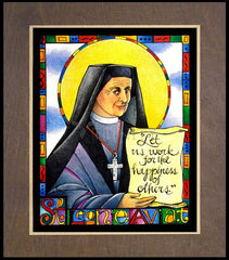 Wood Plaque Premium - St. Leonie Aviat by M. McGrath