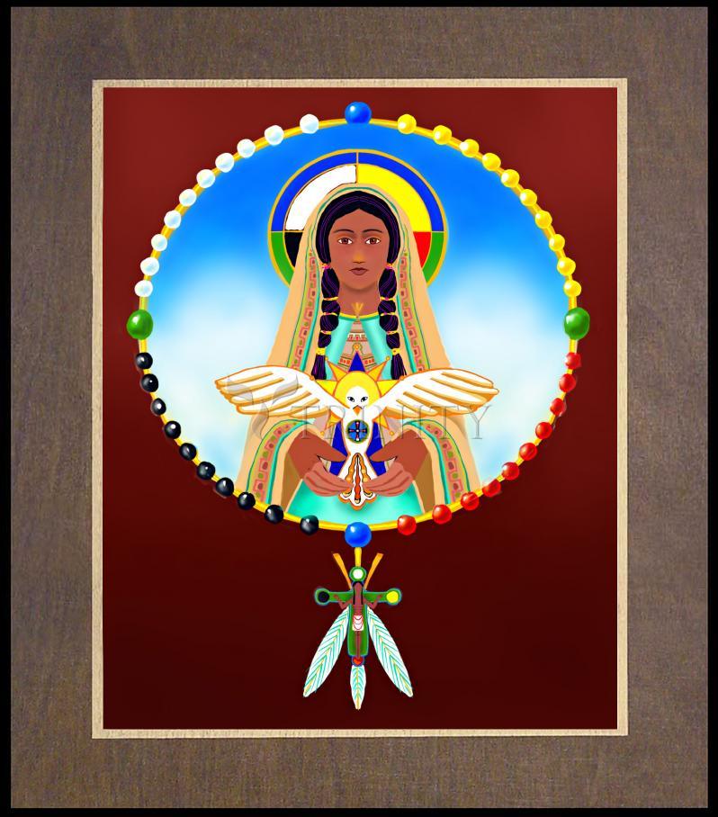 Lakota Rosary - Wood Plaque Premium