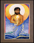 Wood Plaque Premium - Jesus: Light of the World by M. McGrath