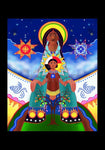 Holy Card - Lakota Tipi Madonna by M. McGrath