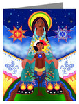 Note Card - Lakota Tipi Madonna by M. McGrath