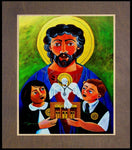 Wood Plaque Premium - St. Luke the Evangelist by M. McGrath