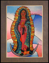 Wood Plaque Premium - Our Lady of Guadalupe by M. McGrath