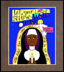 Wood Plaque Premium - Sr. Thea Bowman: Let Your Light Shine by M. McGrath