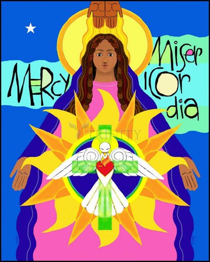 Mother of Mercy - Wood Plaque