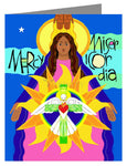 Custom Text Note Card - Mother of Mercy by M. McGrath