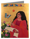 Custom Text Note Card - St. Mary Magdalene by M. McGrath