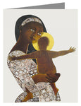 Custom Text Note Card - Mary, Mother of God by M. McGrath