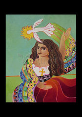 Holy Card - St. Mary Magdalene and Holy Spirit by M. McGrath