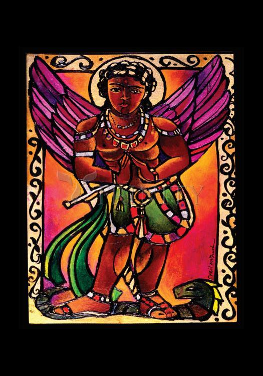 St. Michael Archangel - Holy Card by Br. Mickey McGrath, OSFS - Trinity Stores