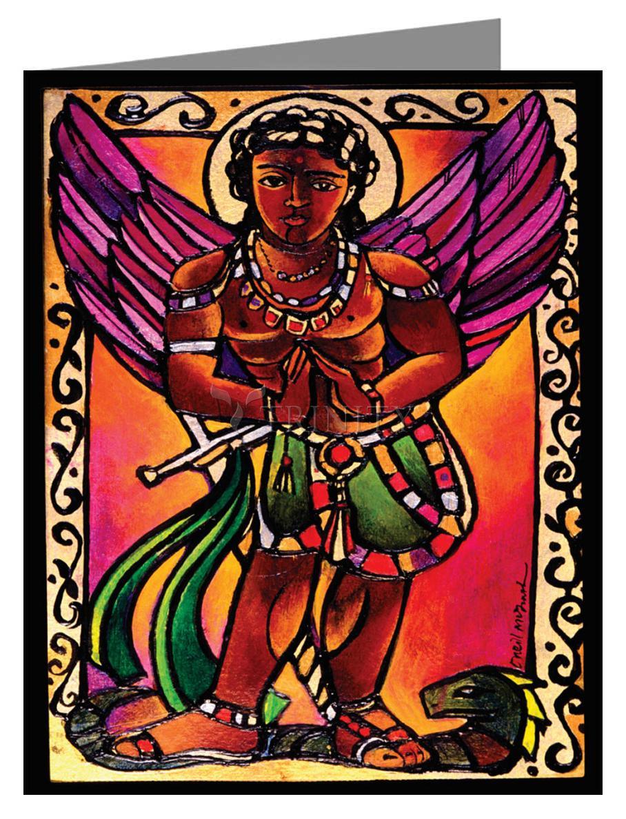 St. Michael Archangel - Note Card by Br. Mickey McGrath, OSFS - Trinity Stores