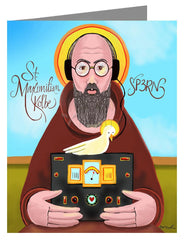 Note Card - St. Maximilian Kolbe by M. McGrath